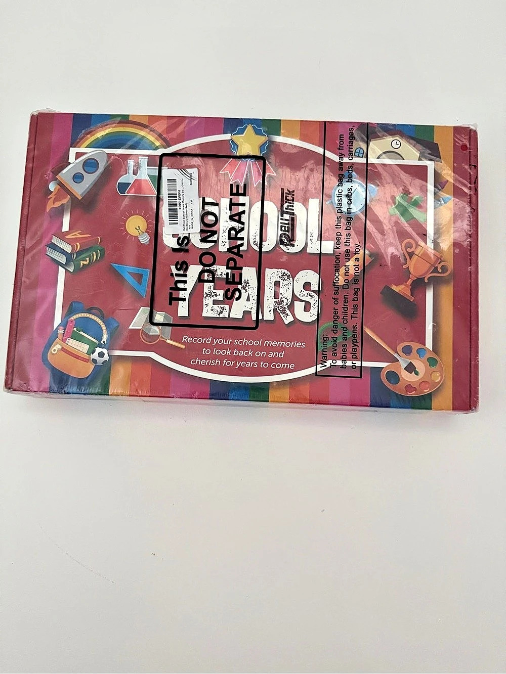 School Years School Memory Book Multicolor NWT